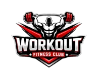 Workout Fitness Club Logo 1